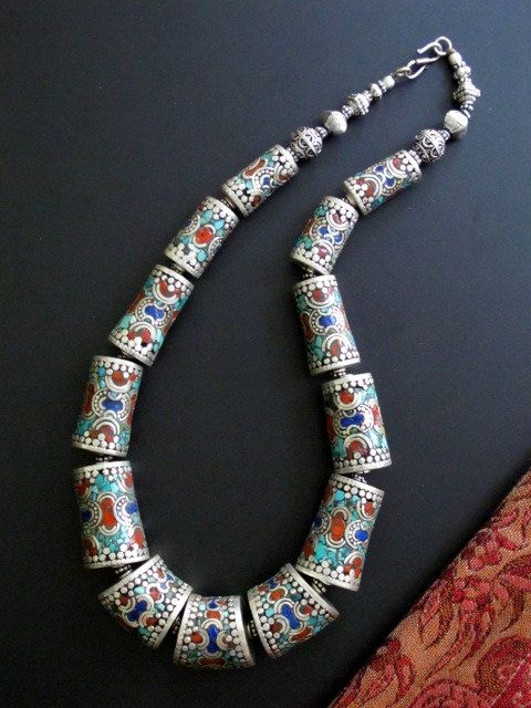 Nepal _ Contemporary necklace handcrafted by…
